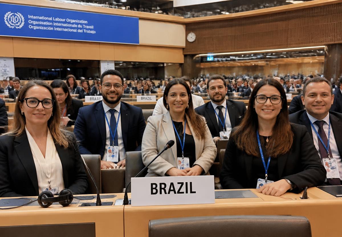 Representantes da LBS na Conferência Internacional do Trabalho